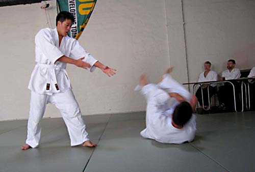 Kyu grading being taken at Leichhardt Dojo